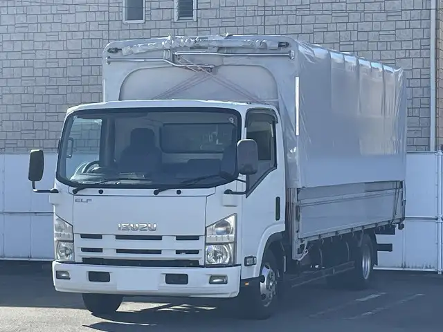 いすゞ エルフ 小型 ウイング 幌ウイング BKG-NPR85ARの中古トラック画像1