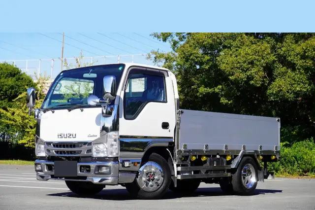 いすゞ エルフ 小型 平ボディ アルミブロック 2RG-NHS88Aの中古トラック画像1