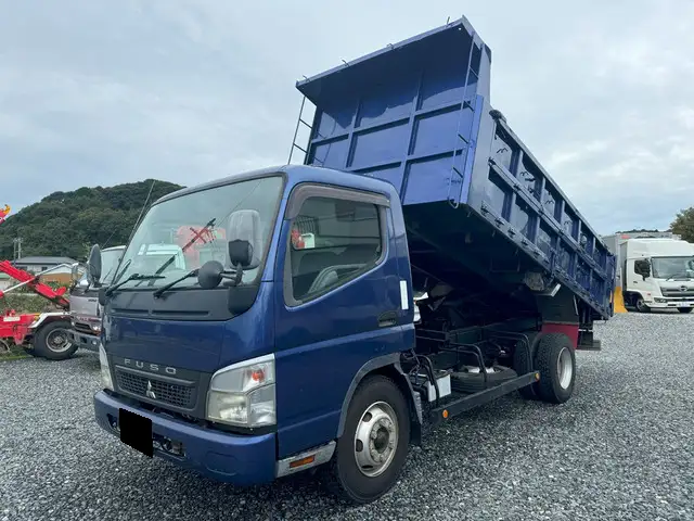 三菱 キャンター 小型 ダンプ 土砂禁 PDG-FE83DYの中古トラック画像1