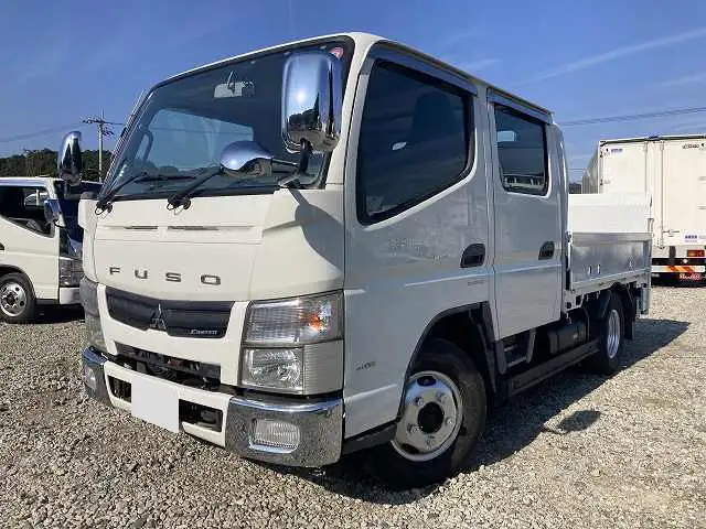 三菱 キャンター 小型 平ボディ Wキャブ パワーゲート の中古トラック【車両No.177525】