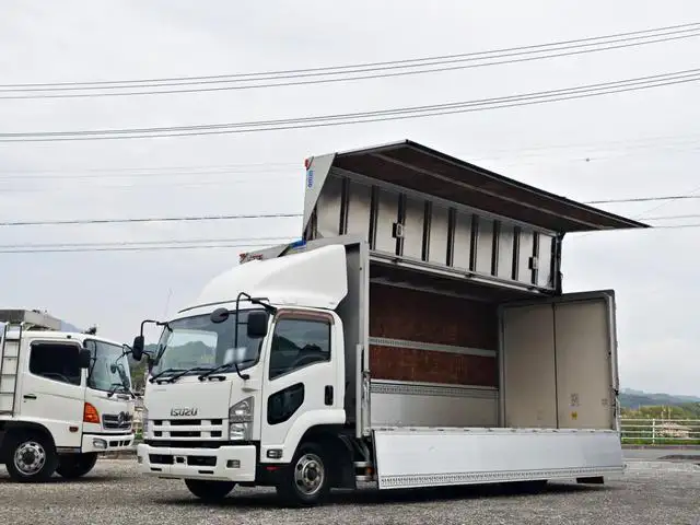 いすゞ フォワード 中型/増トン ウイング エアサス SKG-FRR90T2の中古トラック画像1