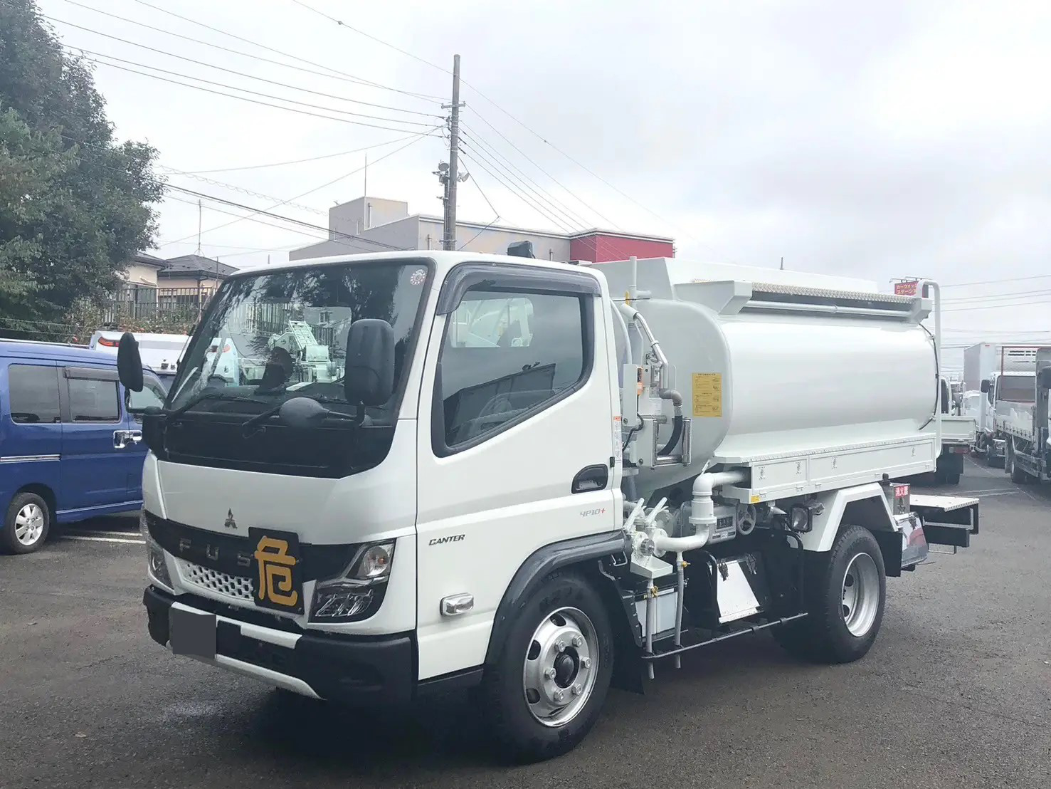 三菱 キャンター 小型 タンク車 ローリー 2PG-FEA80