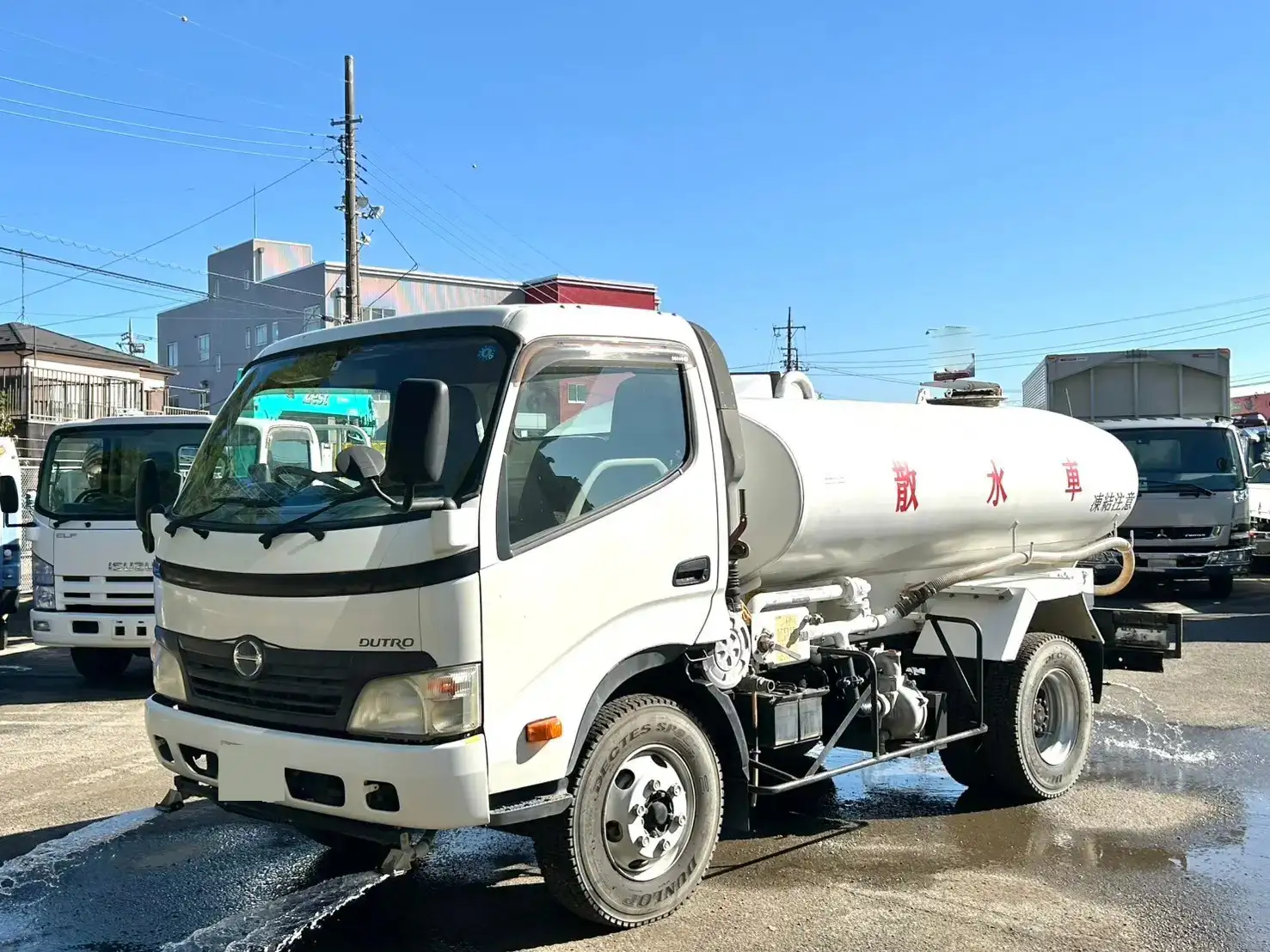日野 デュトロ 小型 タンク車 散水車 BDG-XZU404Xの中古トラック画像1