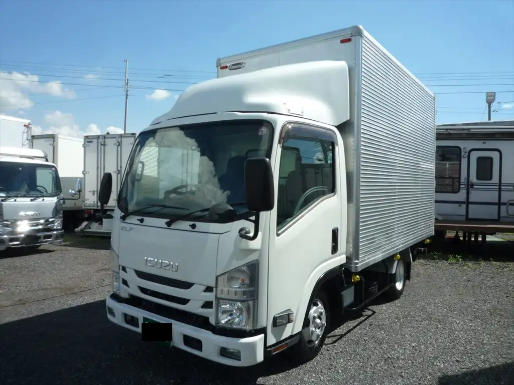 いすゞ エルフ 小型 アルミバン 3枚観音 TRG-NLR85ANの中古トラック画像1