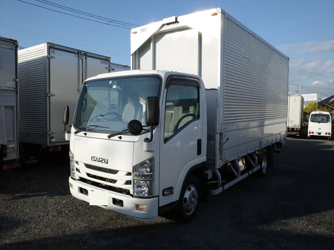 いすゞ エルフ 小型 ウイング TPG-NPR85AN H27の中古トラック画像1