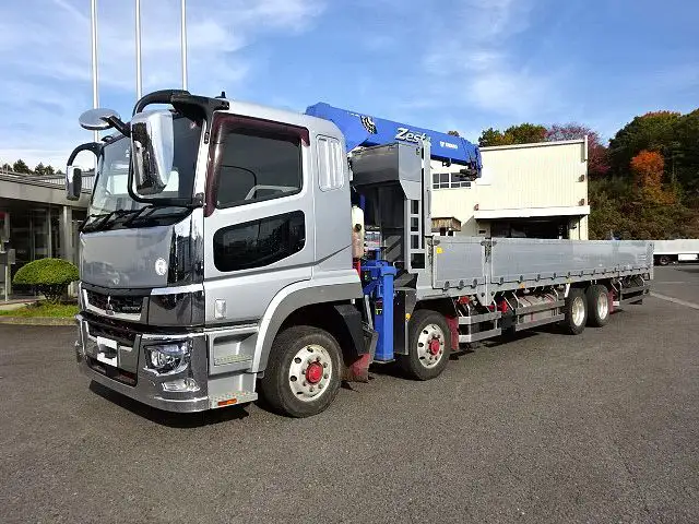 三菱 スーパーグレート 大型 クレーン付 アルミブロック エアサス の中古トラック【車両No.177400】