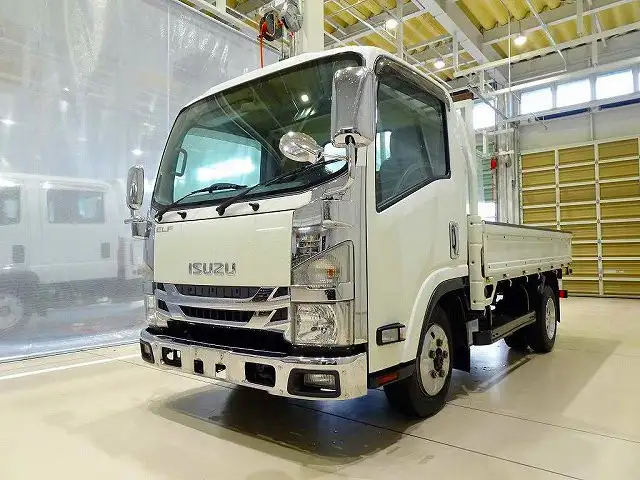 いすゞ エルフ 小型 平ボディ 床鉄板 TPG-NMS85ARの中古トラック画像1