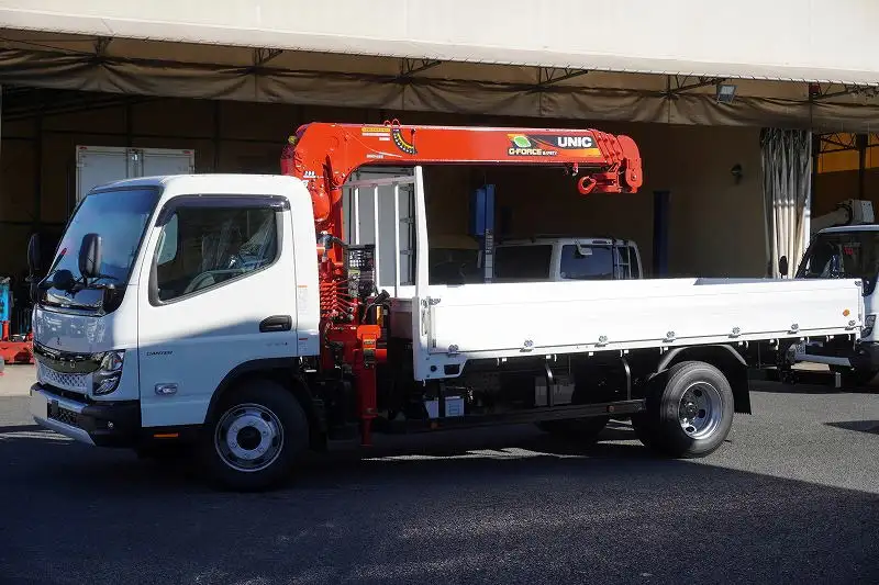 三菱 キャンター 小型 クレーン付 アルミブロック 4段 の中古トラック【車両No.177660】