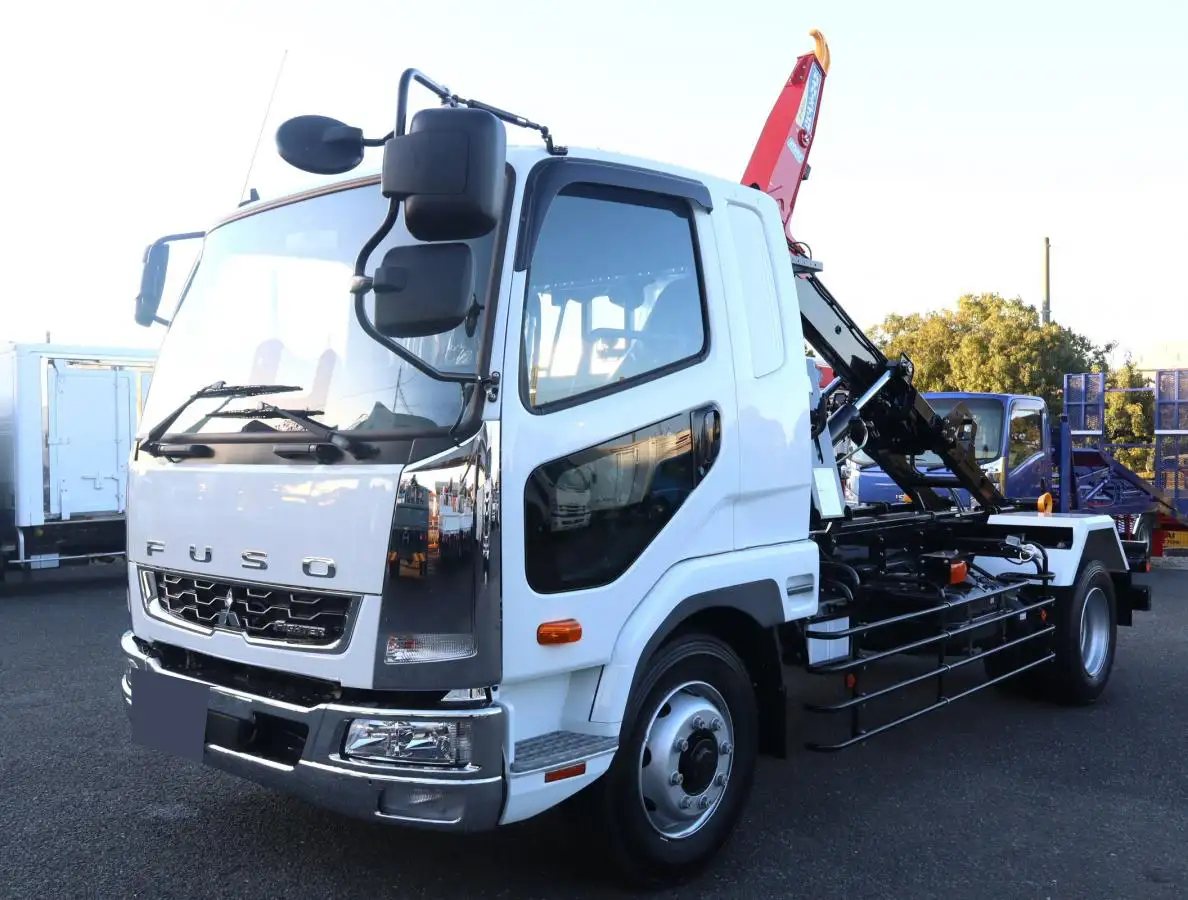 三菱 ファイター 中型/増トン アームロール ツインホイスト 2KG-FK62FZの中古トラック画像1