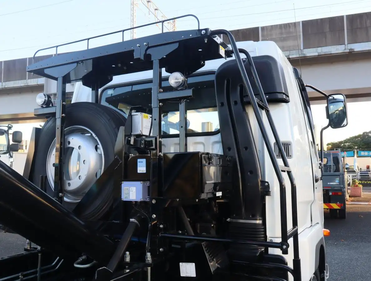 三菱 ファイター 中型/増トン アームロール ツインホイスト 2KG-FK62FZの中古トラック画像9