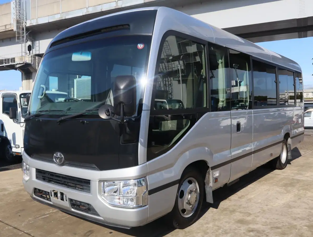 トヨタ コースター 小型 バス マイクロバス SKG-XZB70の中古トラック画像1