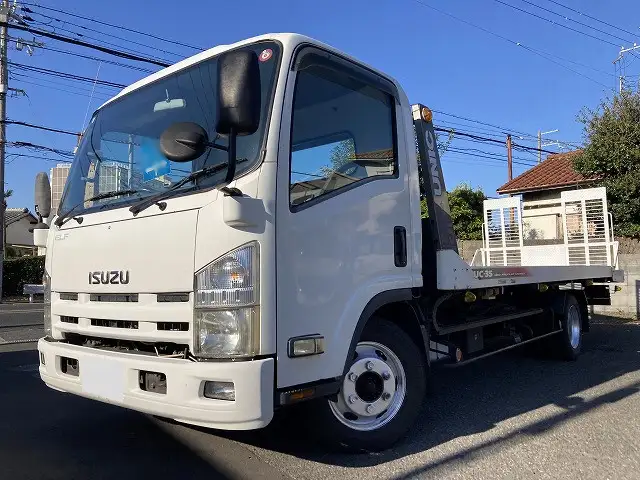 いすゞ エルフ 小型 車両重機運搬 ラジコン BKG-NPR85ANの中古トラック画像1