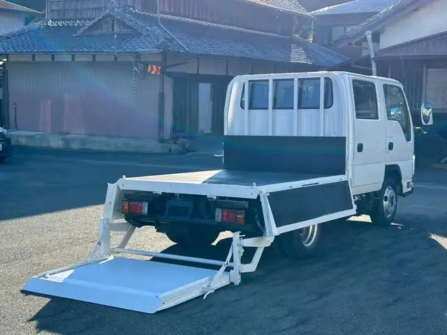 いすゞ エルフ 小型 平ボディ Wキャブ パワーゲートの中古トラック画像6