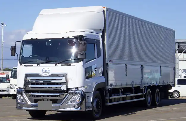 日産UD クオン 大型 ウイング パワーゲート エアサスの中古トラック画像1