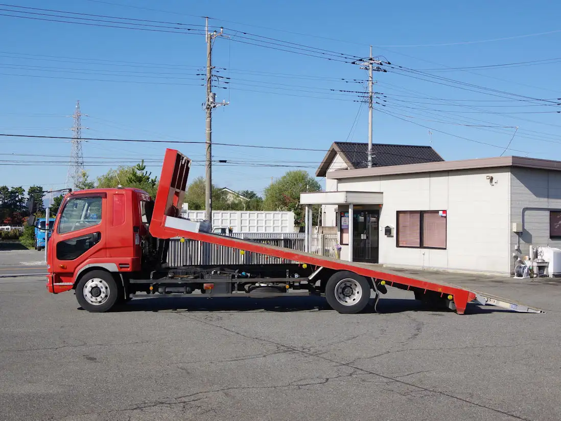 三菱 ファイター 中型/増トン 車両重機運搬 ラジコン ウインチの中古トラック画像8