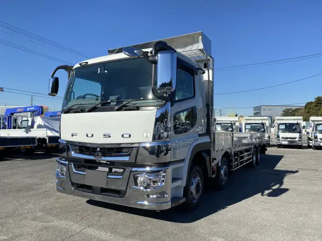三菱 スーパーグレート 大型 平ボディ アルミブロック エアサス の中古トラック【車両No.177833】