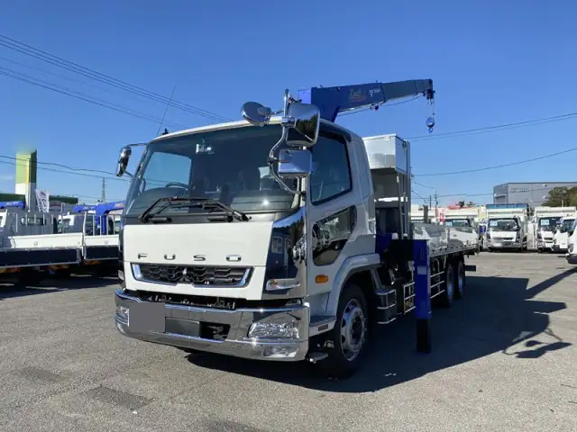 三菱 ファイター 中型/増トン クレーン付 アルミブロック 4段の中古トラック画像1