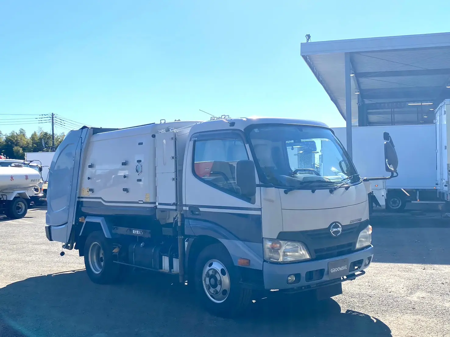 日野 デュトロ 小型 パッカー車 巻き込み式 回転ダンプ式の中古トラック画像2