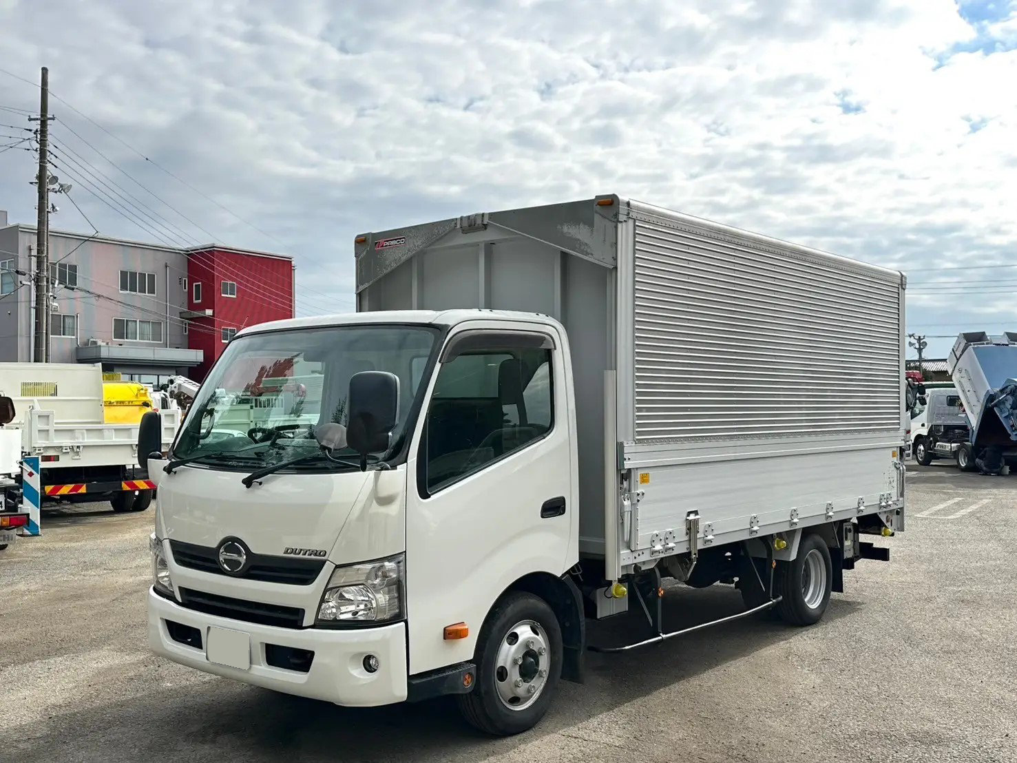 日野 デュトロ 小型 ウイング ワイドロング TKG-XZU712M