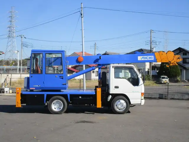 いすゞ エルフ 小型 クレーン付 4段 フックインの中古トラック画像4