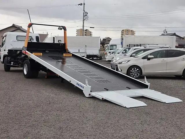 三菱 キャンター 小型 車両重機運搬 ラジコン ウインチの中古トラック画像8