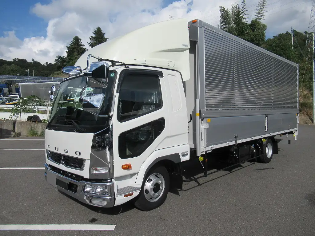 三菱 ファイター 中型/増トン ウイング エアサス ベッドの中古トラック画像1