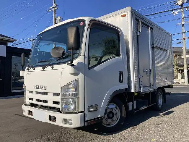 いすゞ エルフ 小型 アルミバン 床鉄板 サイドドア｜画像1