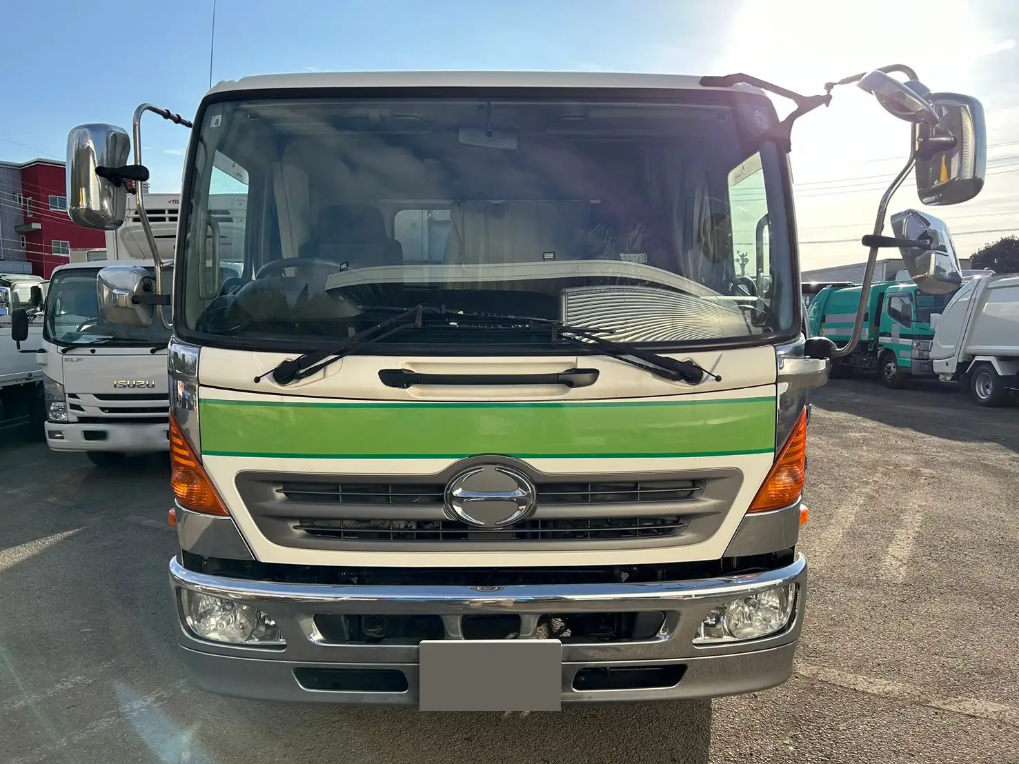 日野 レンジャー 中型/増トン クレーン付 アルミブロック エアサスの中古トラック画像2