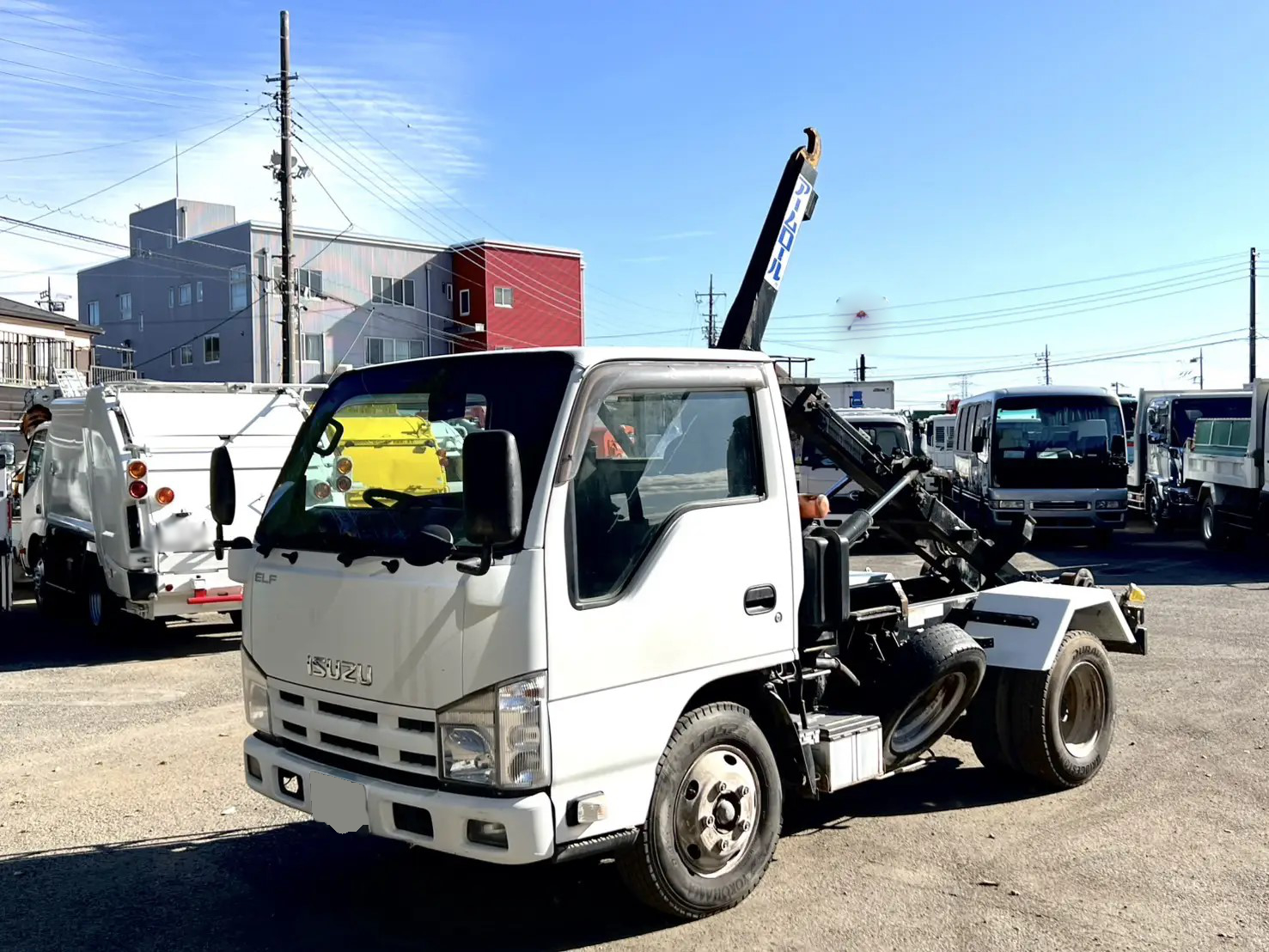 いすゞ エルフ 小型 アームロール TKG-NKR85AN