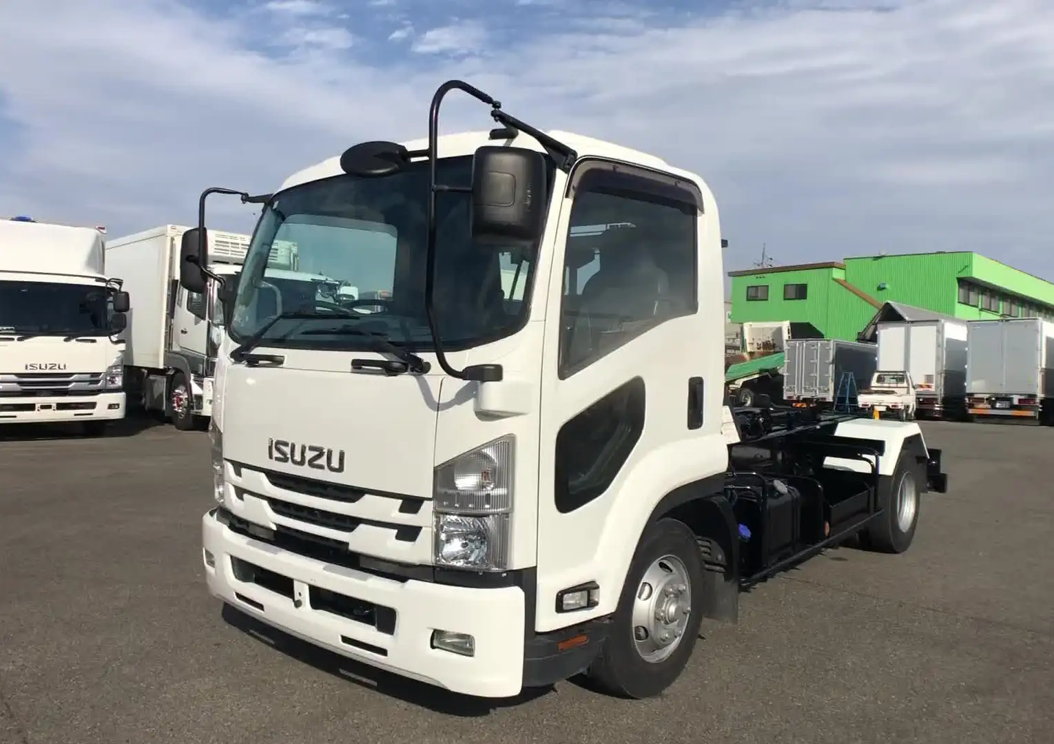 いすゞ フォワード 中型/増トン アームロール コンテナ付き ツインホイストの中古トラック画像1