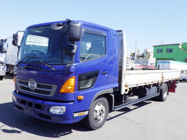 日野 レンジャー 中型/増トン 平ボディ エアサス ベッド｜画像1