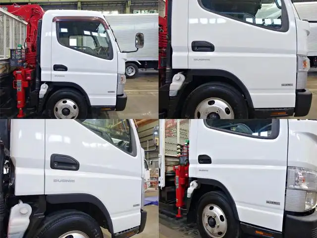 三菱 キャンター 小型 クレーン付 床鉄板 3段の中古トラック画像7