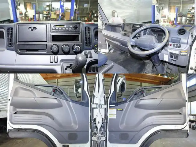 三菱 キャンター 小型 クレーン付 床鉄板 3段の中古トラック画像10
