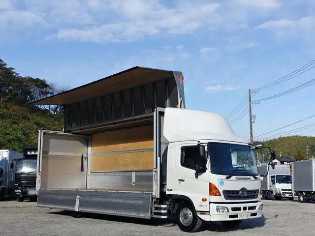 日野 レンジャー 中型/増トン ウイング パワーゲート エアサス の中古トラック【車両No.178388】