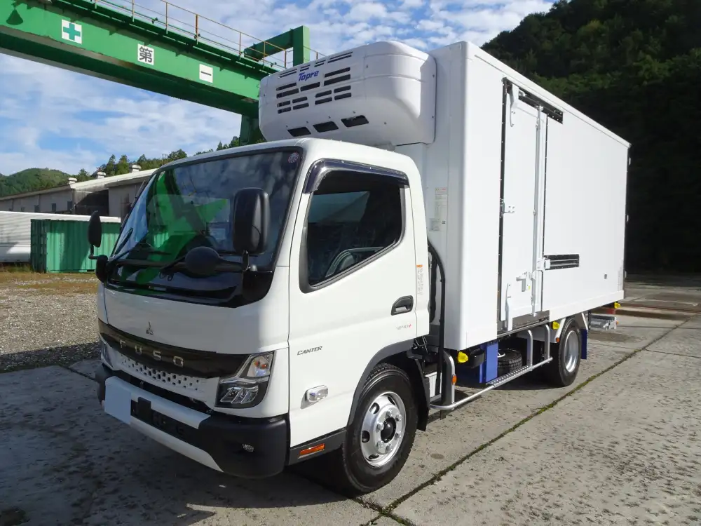 三菱 キャンター 小型 冷凍冷蔵 低温 パワーゲートの中古トラック画像1