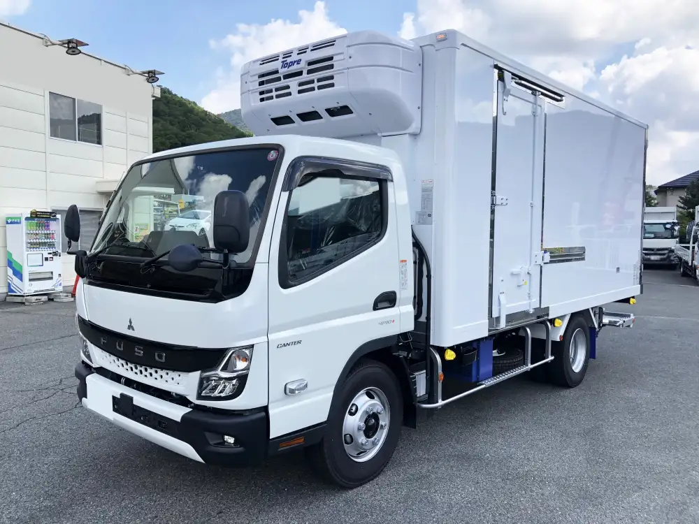 三菱 キャンター 小型 冷凍冷蔵 低温 パワーゲートの中古トラック画像1