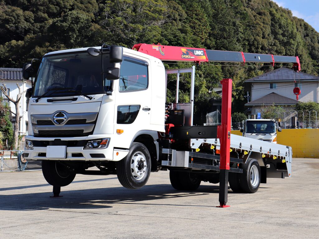 日野 レンジャー 中型/増トン 車両重機運搬 セルフローダー 2PG-FE2ACA