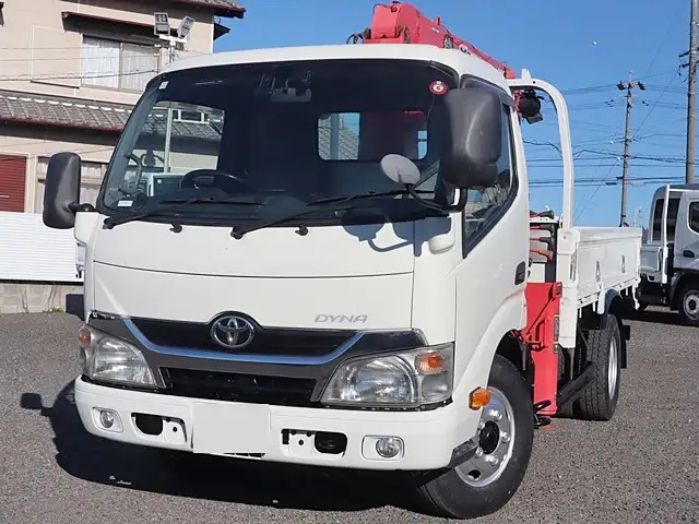 トヨタ ダイナ 小型 クレーン付 床鉄板 3段｜画像1