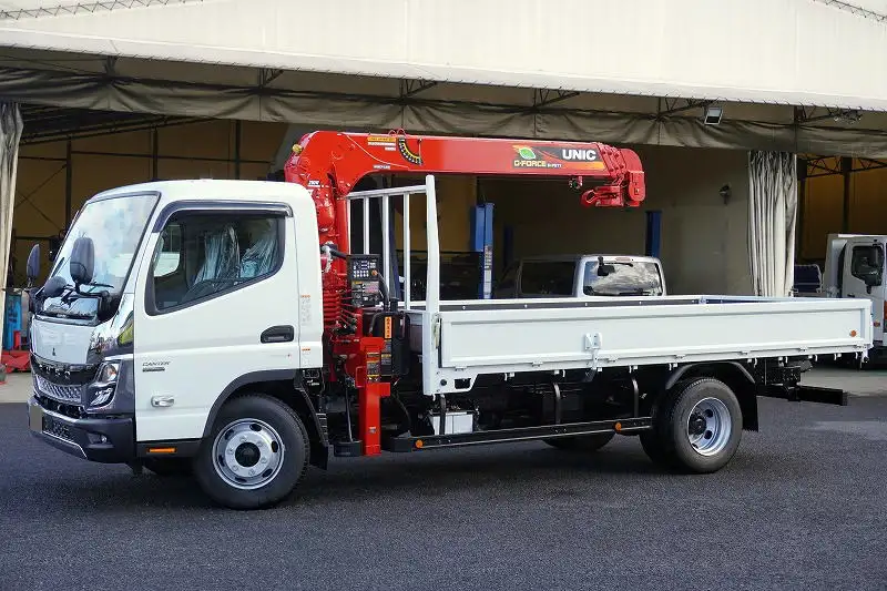 三菱 キャンター 小型 クレーン付 4段 ラジコン の中古トラック【車両No.178713】