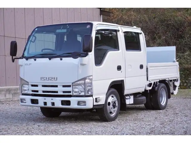 いすゞ エルフ 小型 平ボディ Wキャブ パワーゲート の中古トラック【車両No.178820】