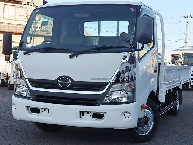 日野 デュトロ 小型 平ボディ ワイドロング TKG-XZC710M