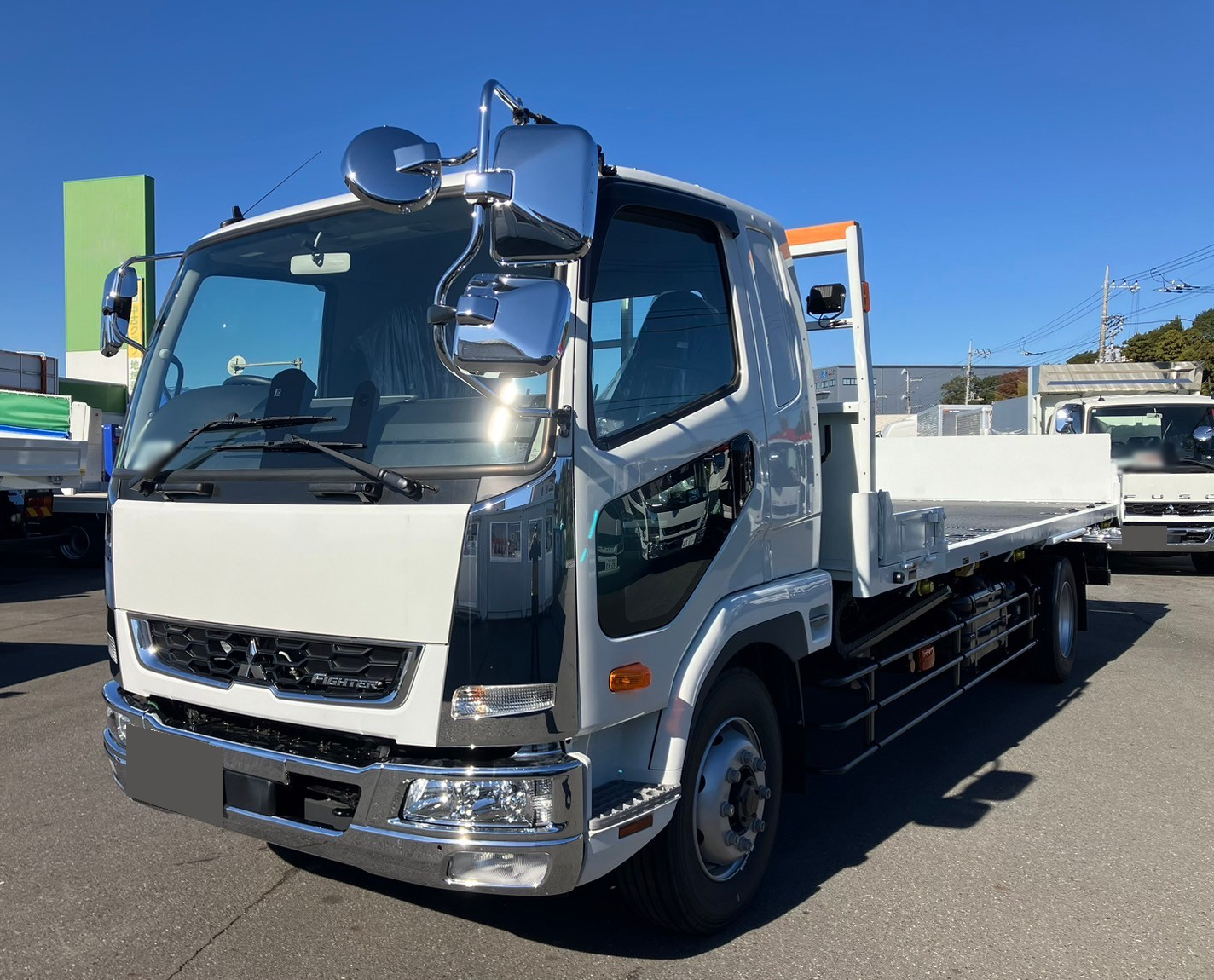 三菱 ファイター 中型/増トン 車両重機運搬 セーフティーローダー FK62FZ-615639