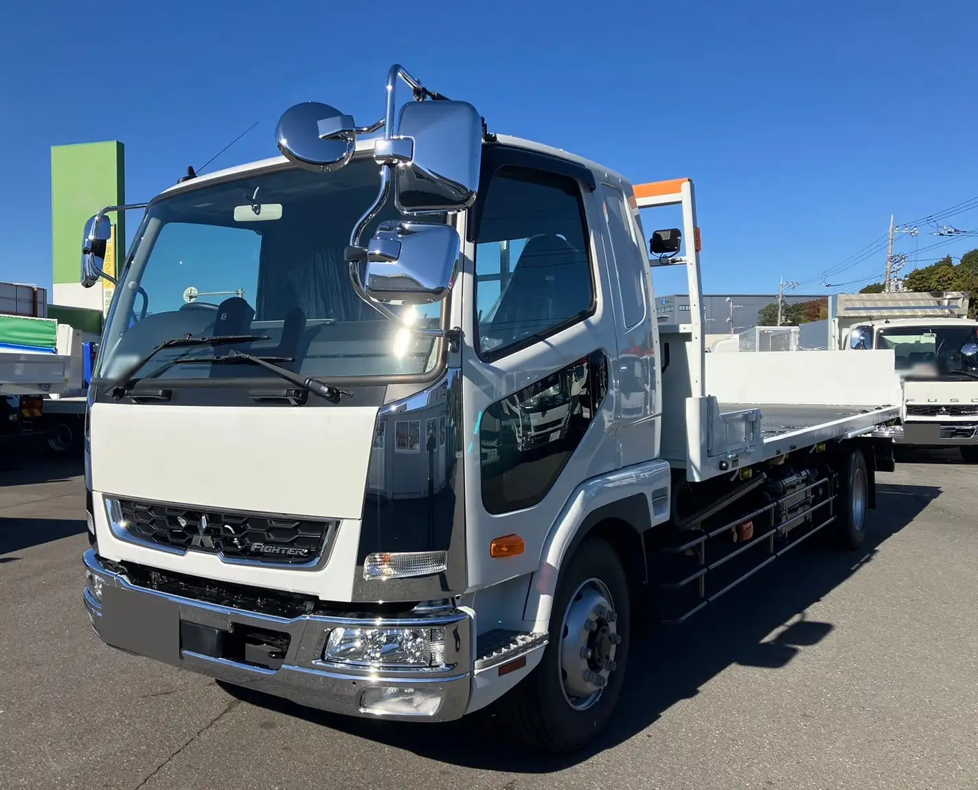 三菱 ファイター 中型/増トン 車両重機運搬 ラジコン ウインチの中古トラック画像1