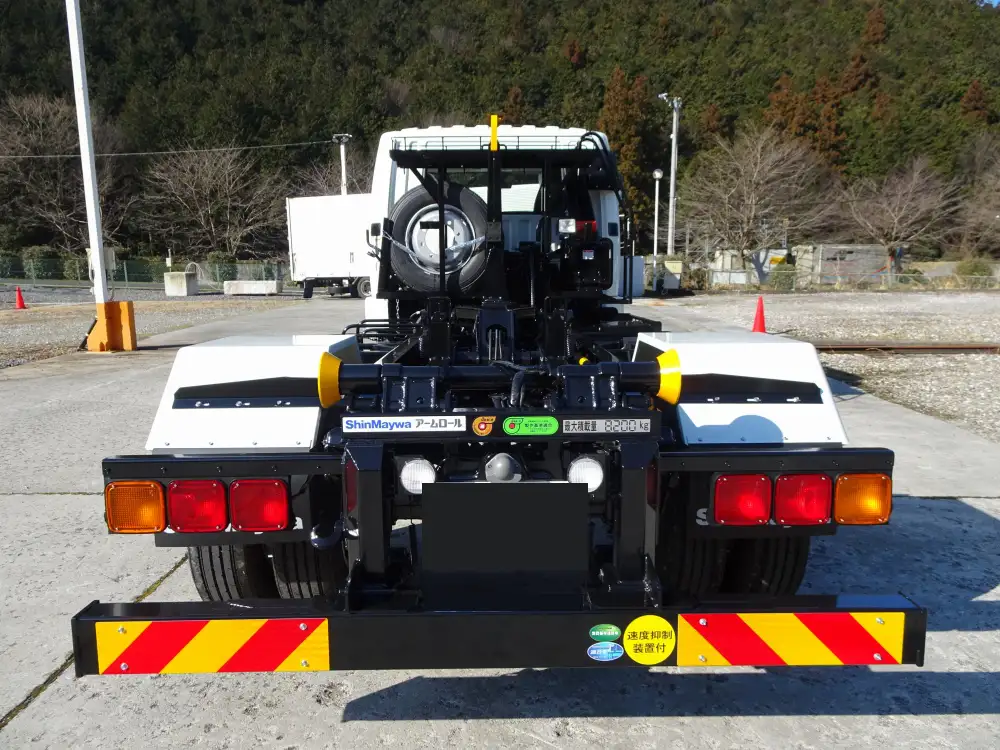 三菱 ファイター 中型/増トン アームロール コンテナ付き ツインホイストの中古トラック画像6