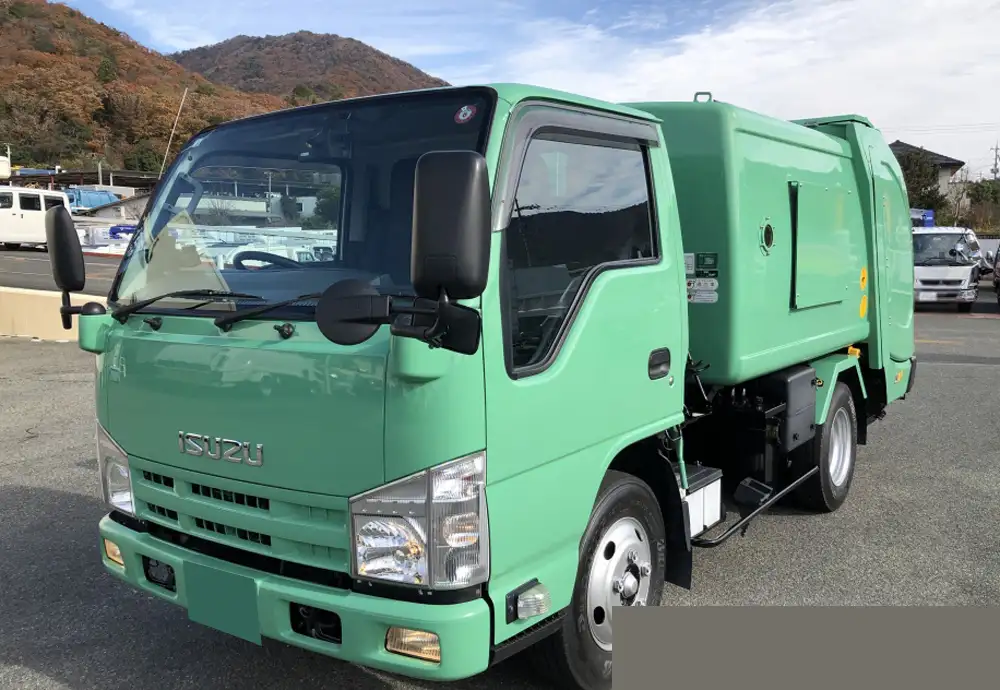 いすゞ エルフ 小型 パッカー車 巻き込み式 回転ダンプ式の中古トラック画像1