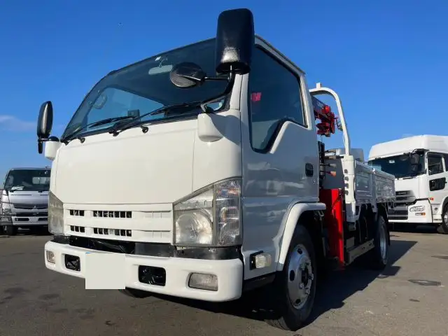 いすゞ エルフ 小型 クレーン付 3段 ラジコンの中古トラック画像1