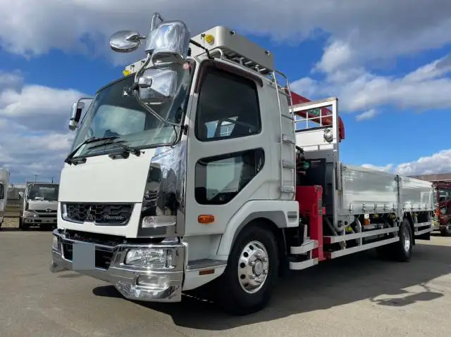 三菱 ファイター 中型/増トン クレーン付 アルミブロック エアサス の中古トラック【車両No.178925】