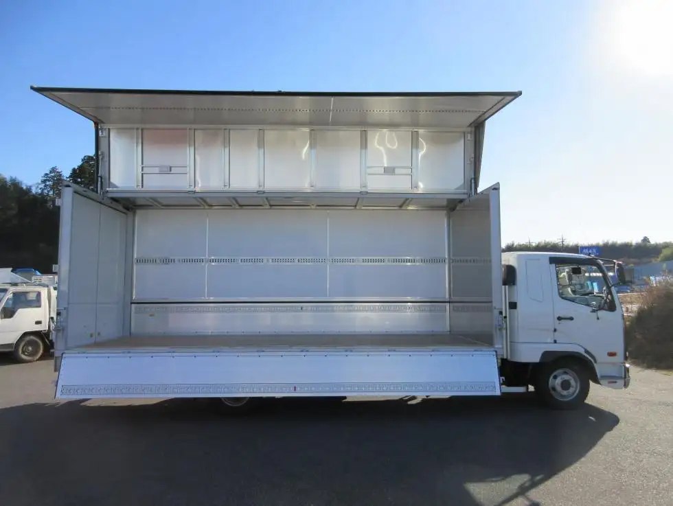 三菱 ファイター 中型/増トン ウイング エアサス ベッドの中古トラック画像6