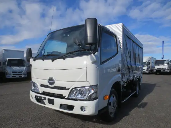 日野 デュトロ 小型 平ボディ 幌 パワーゲート の中古トラック【車両No.179013】