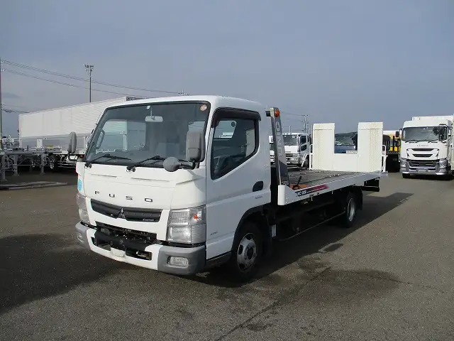 三菱 キャンター 小型 車両重機運搬 ラジコン ウインチの中古トラック画像1